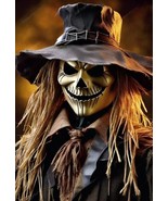 Halloween Scare Crow AI Digital Image Picture Photo Wallpaper Background... - £1.54 GBP