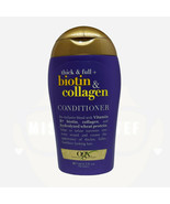 OGX Thick &amp; Full Biotin &amp; Collagen Conditioner 3 oz. Travel Size - £3.09 GBP