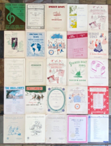 Lot of 25 Vintage 1930&#39;s Sheet Music-Early 1900&#39;s Music-Cover Artwork #1 - $60.78
