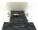 Marc Jacobs Eyeglasses Frames 475 2M2 Black Gold Round Full Rim 52-18-140 - $121.33