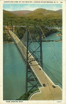 DB Postcard NY I196 Aeroplane View of Bear Mountain Hudson River Bridge New York - £5.58 GBP