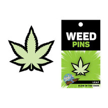 Weed Pin Leaf Glow-in-the-Dark - £15.93 GBP