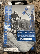 Klipsch Image S4i Rugged In-ear sports headphones (Blue) - $149.99