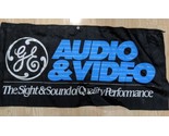 GE Audio And Video Banner 39&quot; X 19&quot; Hollywood Banner  - £317.30 GBP