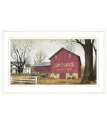 Antique Barn White Framed Print Wall Art - $112.33 CAD