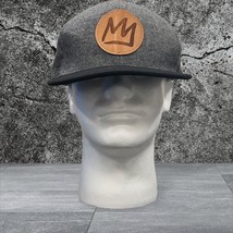 Mammoth Mountain CA Hat Gray Wool Black Bill Adjustable Cap Snowboard Ski Skate - $14.84