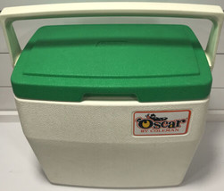 Coleman Oscar Cooler 16 qt Green And White Made In  USA VTG - £22.93 GBP