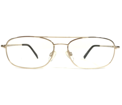 Wrangler Eyeglasses Frames Cowboy GLD Shiny Gold Rectangular Western 57-16-145 - £36.64 GBP
