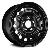 Wheel For 2011-2013 Hyundai Elantra 15x6 Steel 13 Hole 5-114.3mm Black Offset 46 - £119.20 GBP
