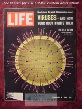 Life February 18 1966 Flu Barbara Walters Jason Robards - £6.04 GBP