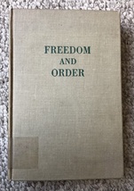 Freedom And Order: Lessons From The War by Eduard Heimann - 1947 Hardcover - £9.57 GBP