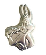 Bugs Bunny 1978 Baking Cake Pan Mold Vintage Warner Brothers Aluminum SS - $54.66 CAD