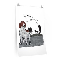 German Shorthaired Pointer Premium Matte vertical posters - £10.22 GBP