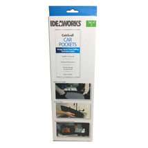 Ideaworks Catch-All Car Pockets Front Seat Gap Organizer Auto Seat Pocket- Set - £4.76 GBP