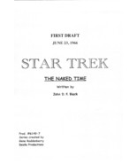 STAR TREK: THE NAKED TIME by John D.F. Black 1966 repro TV series script - $21.99