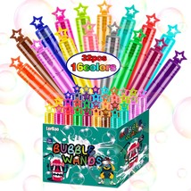 LerBao 32Pcs 16 Colors Star Mini Bubble WandsBubbles Party Favors for KidsBul... - £9.86 GBP