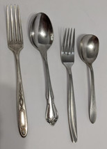 Oneida LTD Community All American Stainless Flatware mixed lot Forks spoons 4 PC - $12.85