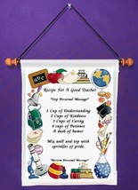 Recipe for a Good Teacher - Personalized Wall Hanging (1113-1) - £16.02 GBP