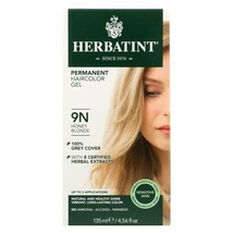 Herbatint 9N Honey Blonde Permanent Herbal Hair Color Gel 4.5 fl. oz. - £17.13 GBP