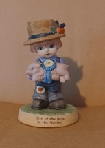 1988 Debbie Bell Jarrett 4.5&quot; Enesco [Give Of Thy Best To The Master ] Figurine - £7.86 GBP