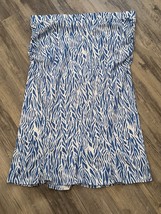 DVF for Target Women&#39;s A-Line Sea Twig Blue Midi Knit Skirt Size 1X NWT - $28.91
