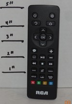 Genuine OEM RCA Smart TV Remote w/Netflix Hulu YouTube Vudu Chrome Short... - £7.67 GBP