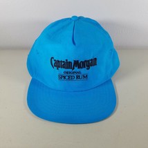 Captain Morgan Mens Snapback Hat Blue Adjustable - £5.52 GBP