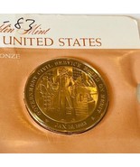 Franklin Mint Coin Medal History United States Solid Bronze Civil Servic... - £15.70 GBP