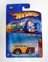 Hot Wheels Block O&#39; Wood #038 Blings 8/10 Red Die-Cast Car 2005 - €1,51 EUR