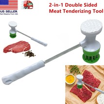 11&#39;&#39; Double Sided Beef Steak Mallet Meat Tenderizer Hammer Kitchen Pounder Tool - £7.84 GBP