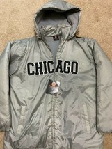 Hip Hop Jacket Size M Iced Out Clothing Co Streetwear  Chicago Spellout - £15.58 GBP