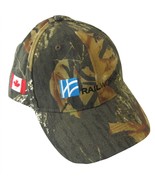 NEW Rail Works Camo Snapback Hat USA Canada Flag Camouflage Mossy Oak Ca... - $15.84