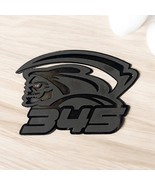 Red Eye Reaper 345 Car Truck Emblem Badge Matte Black on Black Custom Pa... - €29,59 EUR