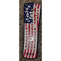 Radio Shack 4 in 1 Universal Remote Control American Flag Red White &amp; Bl... - £6.24 GBP