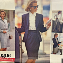 Vogue 1078 Pattern Misses Jacket Dress Top Skirt Dress Pants Size 14-18 - $11.64