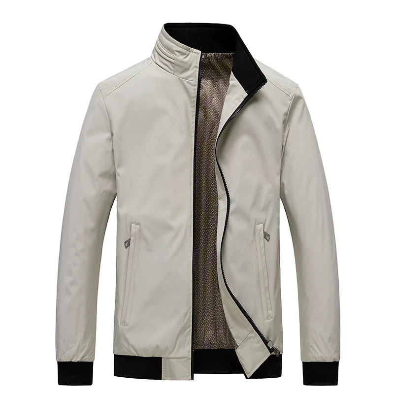 Plus Size 8XL Jacket Men Fashion Business Male Jacket Coat Casual Outdoor Jacket - £142.44 GBP