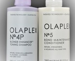 Olaplex No 4P Purple shampoo and NO.5 conditioner 8.5 oz, Authentic, SEALED - £36.93 GBP