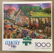 Buffalo Games Country Life 1000 Piece Puzzle Antique Market Sealed - $14.74