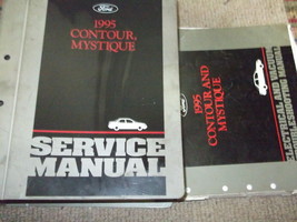 1995 Ford Contour &amp; Mercury Mystique Riparazione Negozio Servizio Manuale Set W - £47.85 GBP