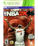 NBA 2K14 (Microsoft Xbox 360, 2013, KINECT) Complete With Manual - £5.49 GBP