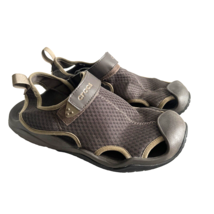 Crocs Swift Men Size 8 M Fisherman Brown Mesh Water Shoe Sandals Deck Shoes - £22.04 GBP