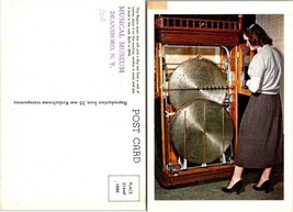 New York(NY) Deansboro Musical Museum Regina Music Box Woman Vintage Postcard - £7.51 GBP