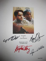 The Shawshank Redemption Signed Film Movie Screenplay Script Autographs Morgan F - $19.99