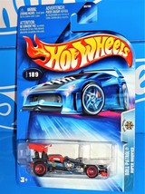 Hot Wheels 2004 Roll Patrol Series #189 Super Modified Satin Black w/ WSPs - £2.33 GBP