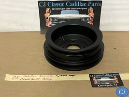 75 Cadillac Deville CRANKSHAFT PULLEY HARMONIC BALANCER 2 GROOVE WITHOUT... - $292.04