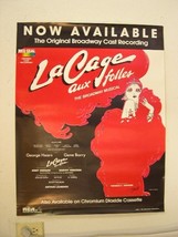La Cage Aux Folles Affiche Broadway Fonte Old - $89.99