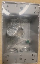 New Weatherproof bell box, 1 Gang, 3/4&quot; 5 hole, like 5331-0 - $240.75 MXN+
