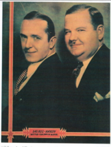 Laurel And Hardy Publicity Photo 8 x 10 Colored Metro Goldwyn Mayer - £10.38 GBP