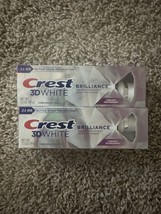 2 X Crest 3D White Vibrant Peppermint Toothpaste, 3.9 Oz Each, Exp: 02&amp;03 Of 202 - £9.38 GBP