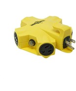 Woods 827362 Yellow Jacket 27362 Outdoor 15-Amp Power Adapter with 5 Out... - $24.83